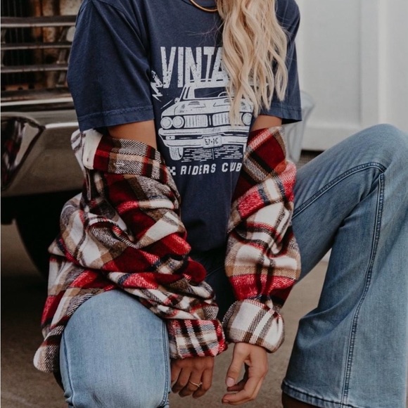 NWT FLAWLESS LIVERPOOL PLAID BUTTON DOWN SHACKET, Sz.S, BNWTIB - Picture 13 of 16